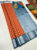 High Fancy Kanjivaram Silk Saree Mix Orange Color