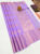 High Fancy Kanjivaram Silk Saree Mix Violet Color w/ Blouse