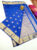 High Fancy Kanjivaram Silk Saree Mix Blue Color w/ Blouse