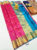 Unique Design K.M.D Soft 75% Pure Silk Saree Pink Color w/ Blouse