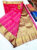 Trendy Design K.M.D Soft 75% Pure Silk Saree Rose Color