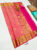 K.M.D Soft 75% Pure Silk Saree Rose Color w/ Blouse