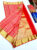 Trendy New Design K.M.D Soft 75% Pure Silk Saree Red Color