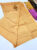 Kanjivaram Semi Silk Saree Gold Color w/ Blouse