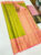 Kanchi Semi Silk Saree Lemon Green Color w/ Blouse
