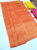 Kanjivaram Semi Silk Saree Orange Color w/ Blouse
