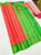 Latest Design Kanchi Semi Silk Saree Red Color w/ Blouse