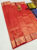 New Trendy Design Kanjivaram Semi Silk Saree Apple Red Color w/ Blouse