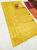 Kanjivaram Semi Silk Saree Lemon Yellow Color w/ Blouse