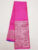 Kanchi Pure Soft Silk Big Border Saree Silver Jari Work Rose w/ Blue Color