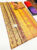 Unique Design Kanjivaram Pure Wedding Silk Saree Yellow Gold Color w/ Blouse