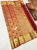 Beautiful Design Kanjivaram Pure Wedding Silk Saree Apple Red Color w/ Blouse