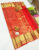 Trendy Design Kanjivaram Pure Wedding Silk Saree Apple Red Color w/ Blouse