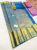 Kanjivaram Pure Wedding Silk Saree Blue Color w/ Blouse