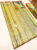 Kanjivaram Pure Wedding Silk Saree Butter Yellow Color w/ Blouse