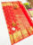 Kanjivaram Pure Wedding Silk Saree Chilli Red Color w/ Blouse