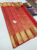 Annam Design Kanjivaram Pure Wedding Silk Saree Chili Red Color w/ Blouse