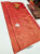 New Design Kanjivaram Pure Wedding Silk Saree Chilli Red Color w/ Blouse