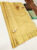 Kanjivaram Pure Wedding Silk Saree Gold Color w/ Blouse