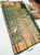 Parrot Design Kanjivaram Pure Wedding Silk Saree Green Color w/ Blouse