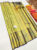Kanjivaram Pure Wedding Silk Saree Lemon Green Color w/ Blouse