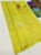 Beautiful Design Kanjivaram Pure Wedding Silk Saree Lemon Green Color w/ Blouse