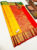 Kanjivaram Pure Wedding Silk Saree Mango Yellow Color w/ Blouse