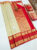 New Design Kanjivaram Pure Wedding Silk Saree Off White Color w/ Blouse