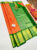 Trendy Design Kanjivaram Pure Wedding Silk Saree Orange Color w/ Blouse