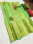 Trendy Design Kanjivaram Pure Wedding Silk Saree Parrot Green Color w/ Blouse