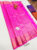 Latest Design Kanjivaram Pure Wedding Silk Saree Pink Color w/ Blouse