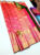 New Design Kanjivaram Pure Wedding Silk Saree Pink Color w/ Blouse