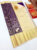 Trendy Mango Design Kanjivaram Pure Wedding Silk Saree Purple Color w/ Blouse