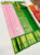 Kanjivaram Pure Wedding Silk Saree Rose Color w/ Blouse