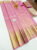 Beautiful Design Kanjivaram Pure Wedding Silk Saree Rose Color w/ Blouse