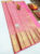 Latest Design Kanjivaram Pure Wedding Silk Saree Rose Color w/ Blouse