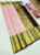 Kanjivaram Pure Wedding Silk Saree Peach Color w/ Blouse
