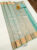 Parrot Design Kanjivaram Pure Wedding Silk Saree Sky Blue Color w/ Blouse