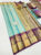 Bridal Design Kanjivaram Pure Wedding Silk Saree Sky Blue Color w/ Blouse