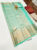 Kanjivaram Pure Wedding Silk Saree Teal Green Color w/ Blouse