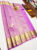 Kanjivaram Pure Wedding Silk Saree Light Rose Color w/ Blouse