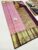 New Design Kanjivaram Pure Wedding Silk Saree Rose Color w/ Blouse
