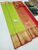 Kanjivaram Pure Wedding Silk Saree Green Color w/ Blouse