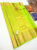 New Design Kanjivaram Pure Wedding Silk Saree Lemon Green Color w/ Blouse