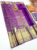 New Annam Design Kanjivaram Pure Wedding Silk Saree Purple Color w/ Blouse