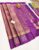 Beautiful Design Pure Soft Silk Saree Purple Color w/ Blouse