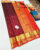 Trendy Design Pure Kanjivaram Fancy Silk Saree Apple Red Color w/ Blouse