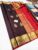 Unique Design Pure Kanjivaram Fancy Silk Saree Brown Color w/ Blouse