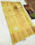 Unique Design Pure Kanjivaram fancy Silk Saree Butter Yellow Color w/ Blouse
