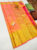 Pure Kanjivaram Fancy Silk Saree Double Shade (Pink, Yellow) Color w/ Blouse
